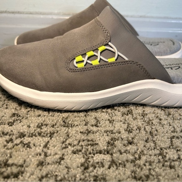 Cloudsteppers by Clarks Cushion Soft Gray Nova Ease Mules Size 6 - Picture 5 of 10